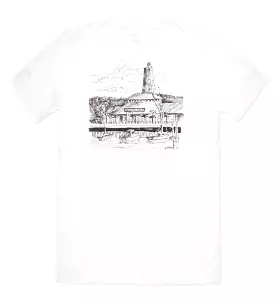 Island Tee - Short Sleeve Ebb and Flow - White