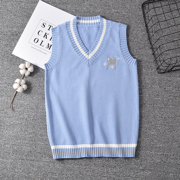 JAPANESE JK KNIT VEST SWEATER BY21097