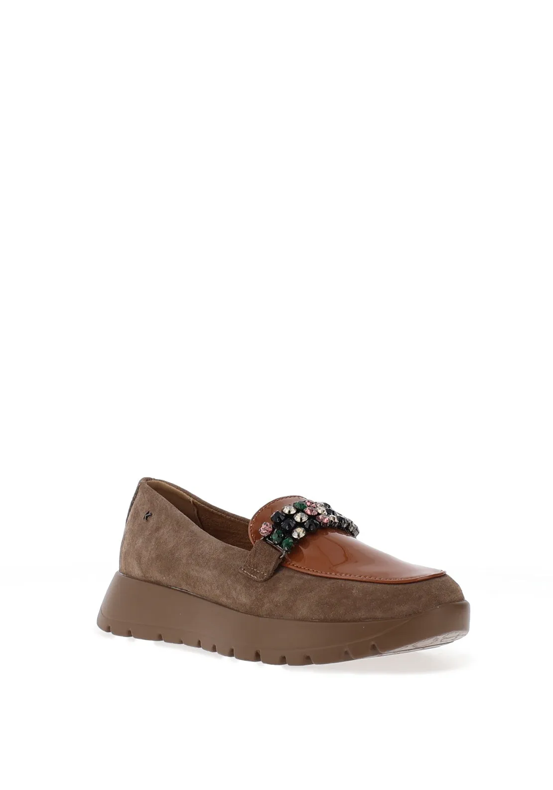 Kate Appleby Todley Embellished Loafers, Brown