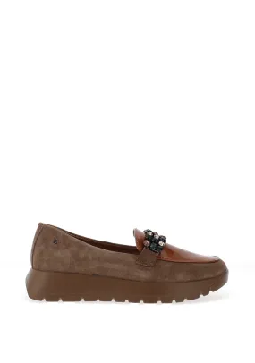 Kate Appleby Todley Embellished Loafers, Brown