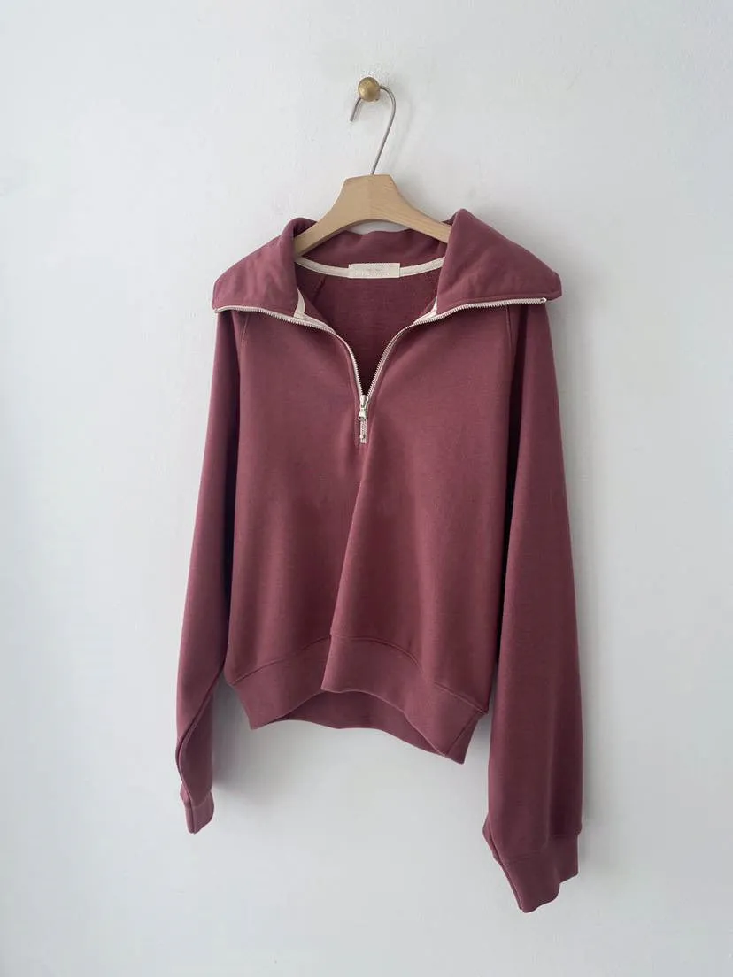 Lapel Long Sleeve Sweater