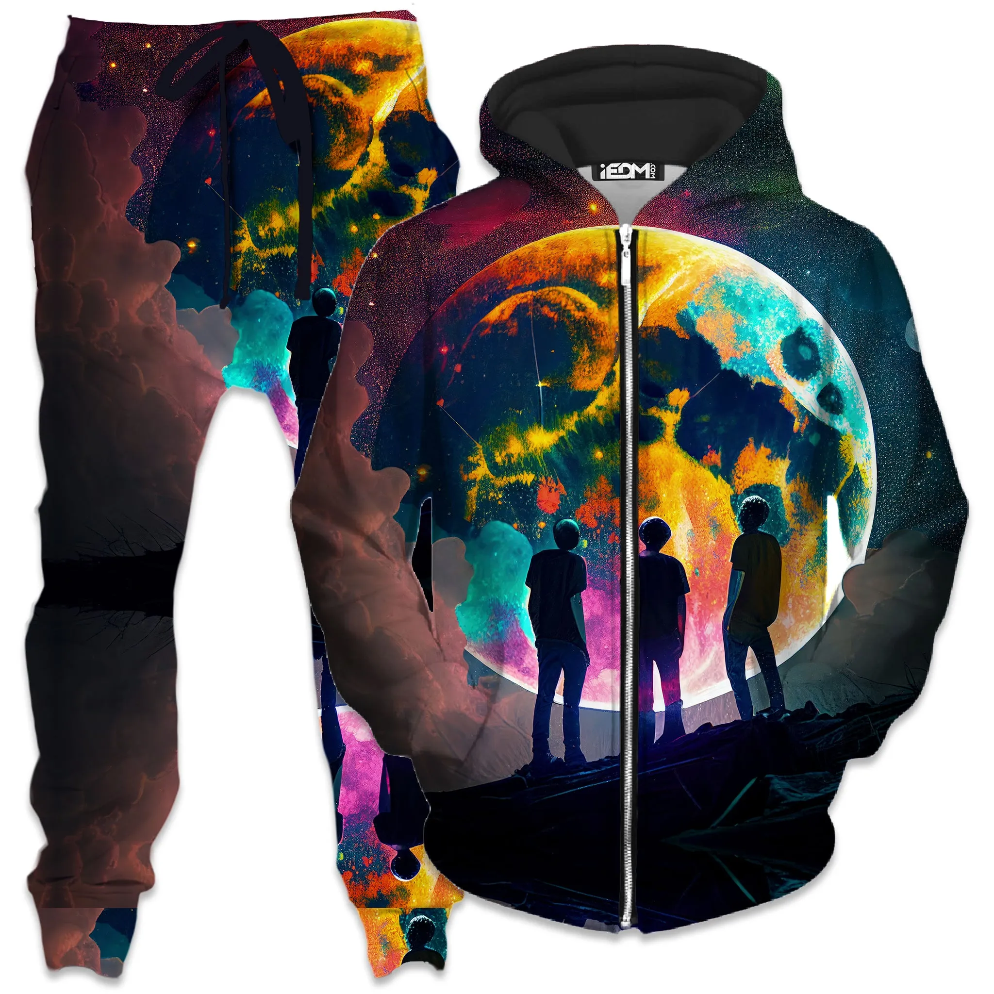 Lost In Space Zip-Up Hoodie and Joggers Combo