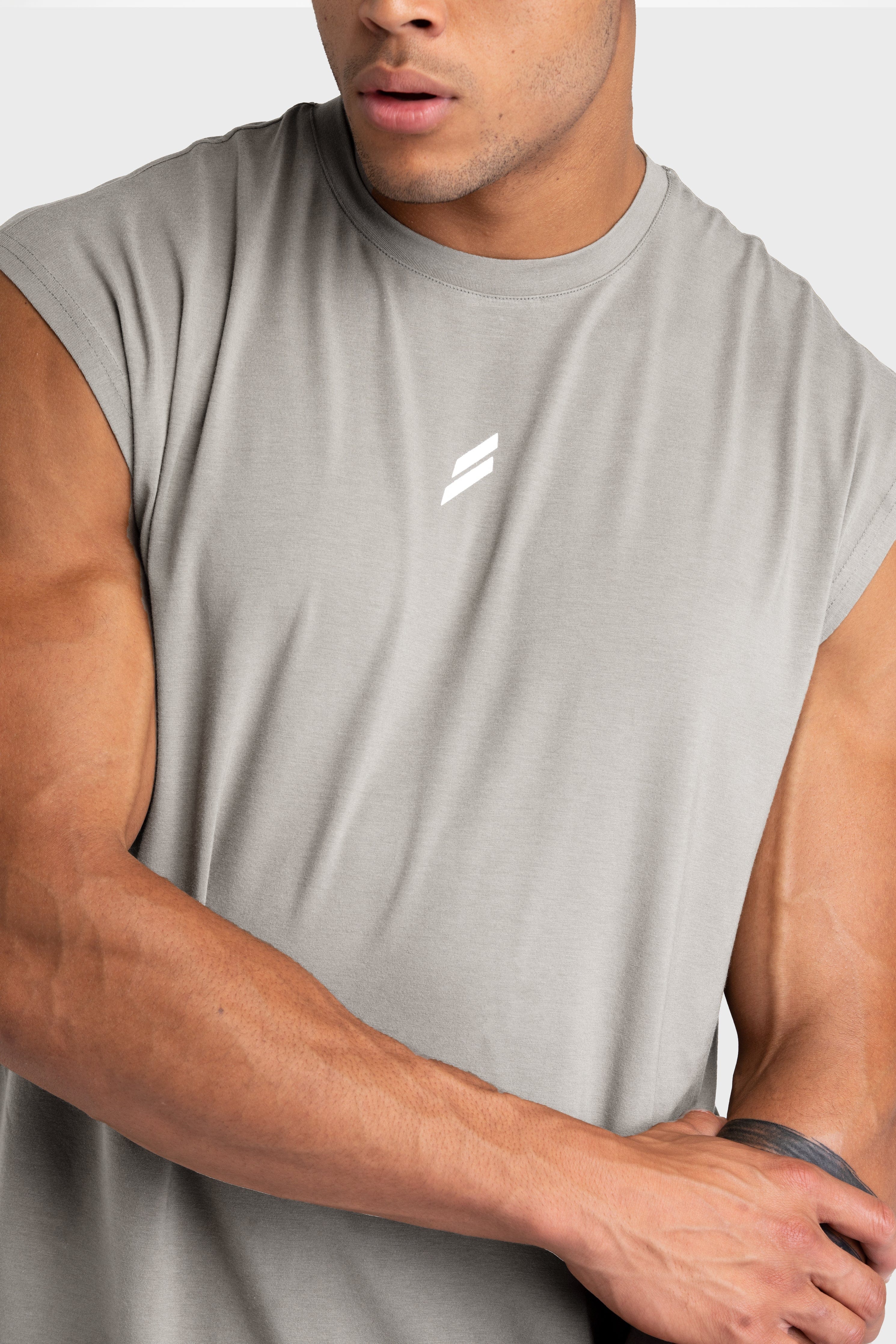 Mark Oversize Cutoff Tank - Grey