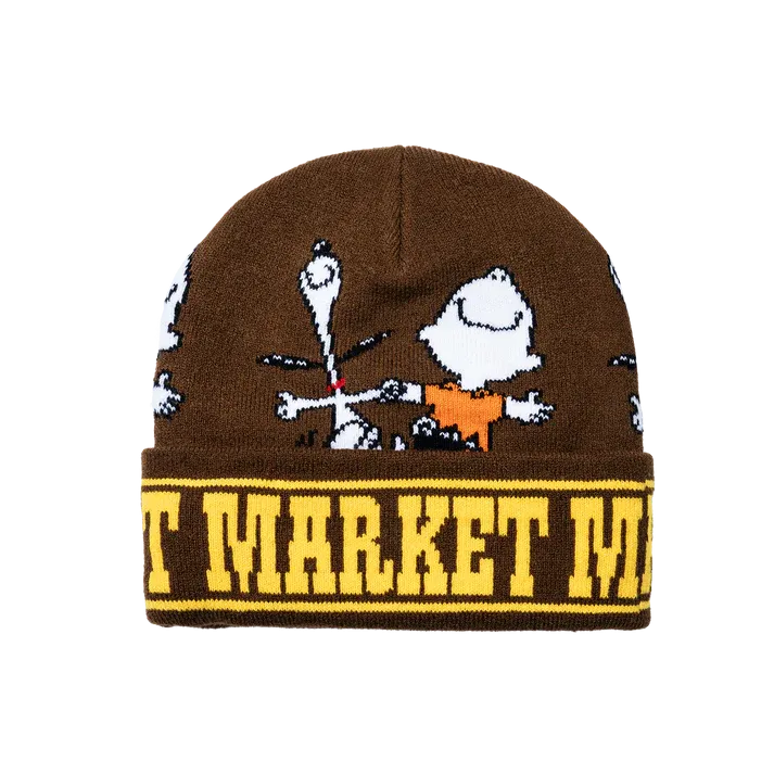 Market x Peanuts Dancing Beanie - Brown