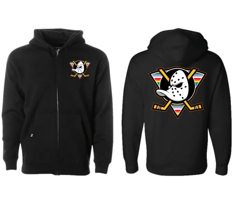 MD Pride Stick Tape Zip Hoodie