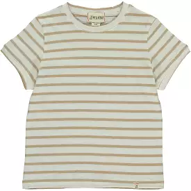 Me & Henry - Beige & White Stripe Camber Tee