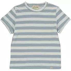 Me & Henry - Grey & White Stripe Camber Tee