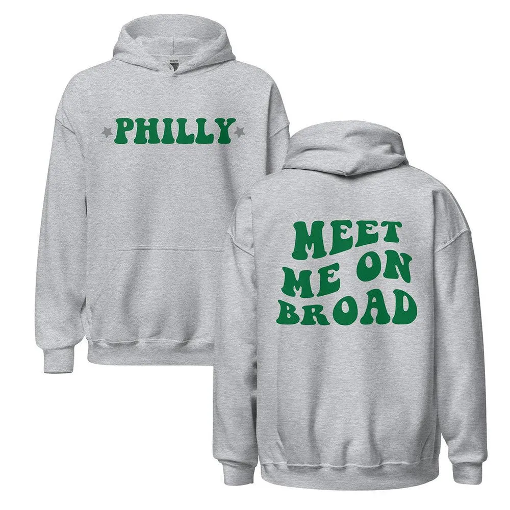 Meet Me On Broad Hoodie