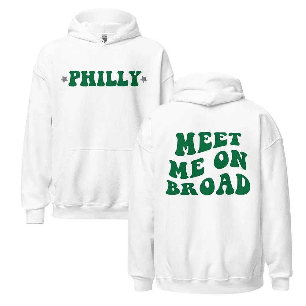 Meet Me On Broad Hoodie