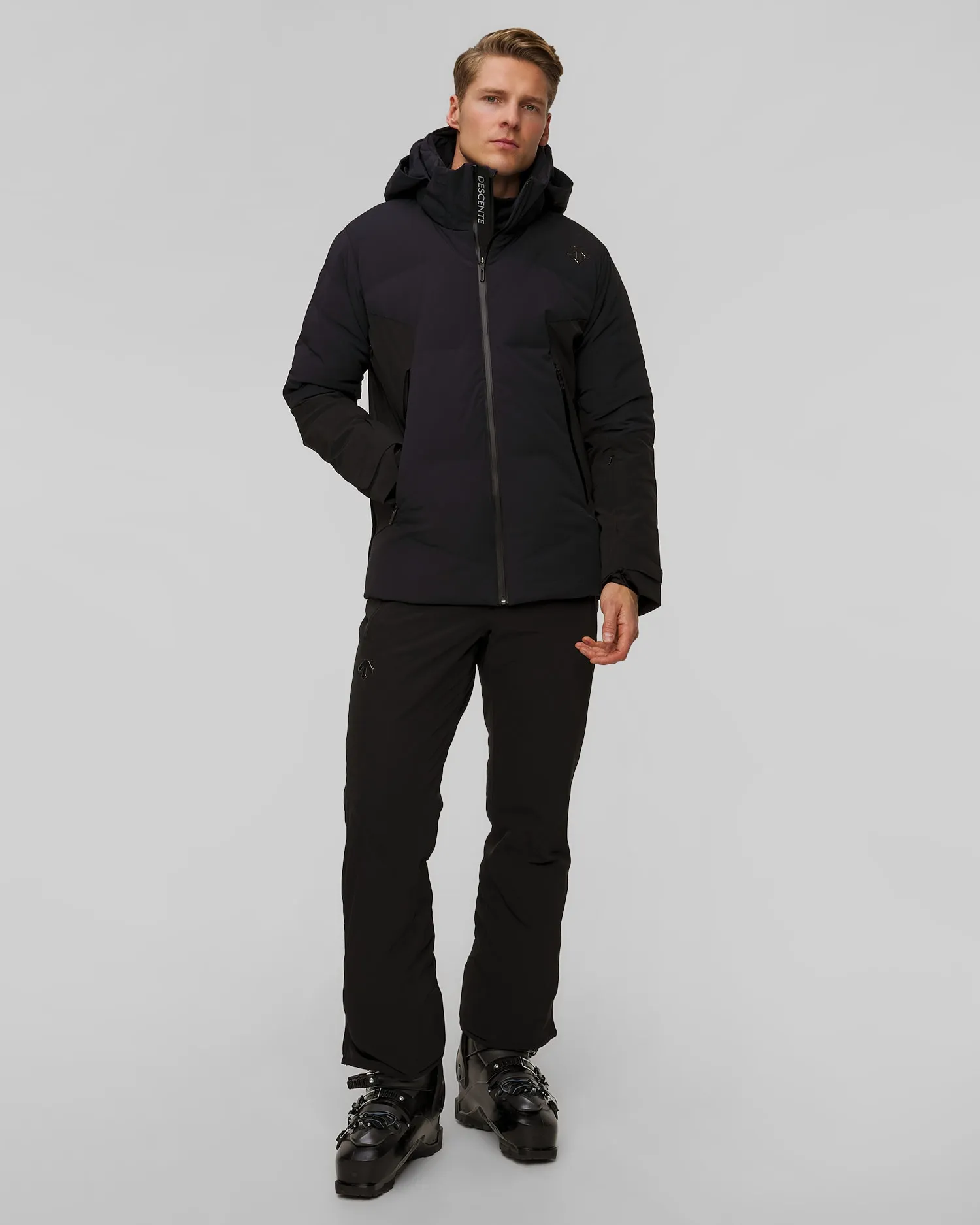 Men's hybrid ski jacket Descente DWMYGK23Y-blk