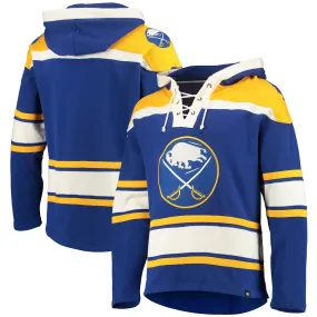 Men's Buffalo Sabres '47 Royal Superior Lacer Pullover Hoodie