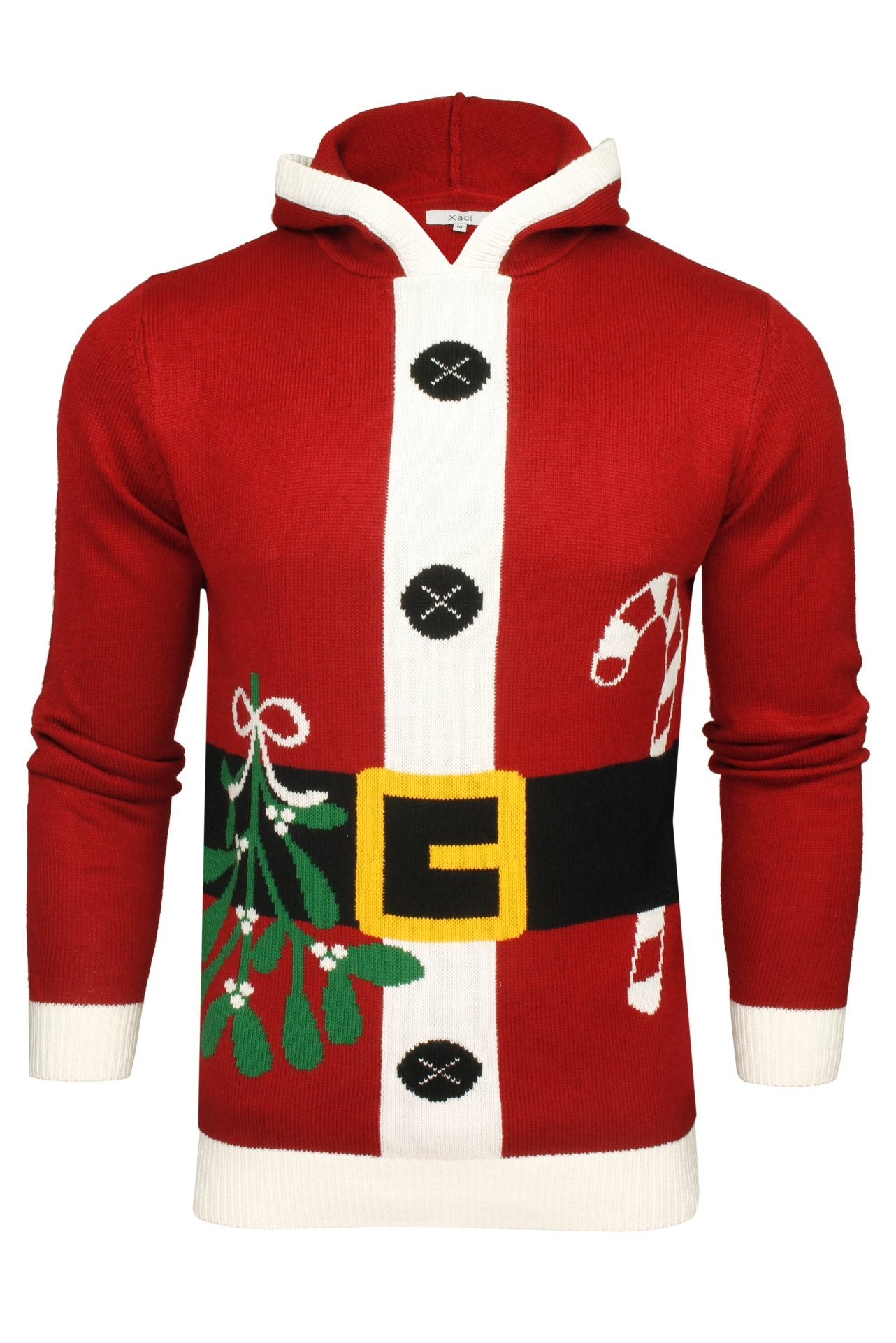 Mens Christmas Elf  and Rudolph Reindeer Xmas Jumper by Xact