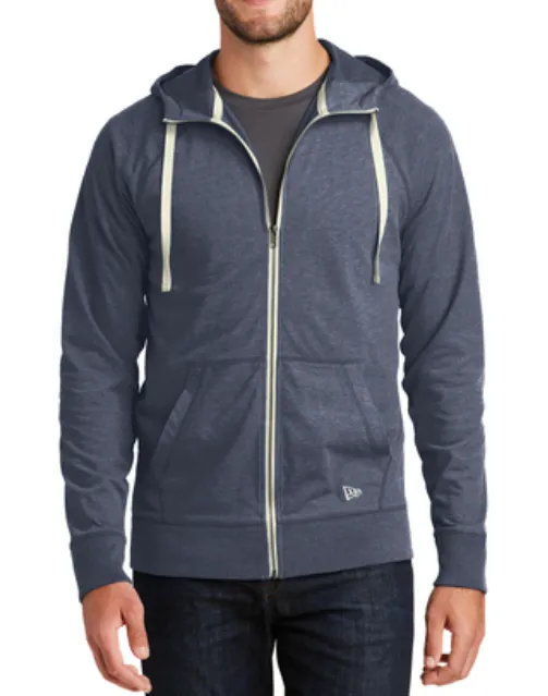 Men's New Era Sueded Cotton Blend Full-Zip Hoodie