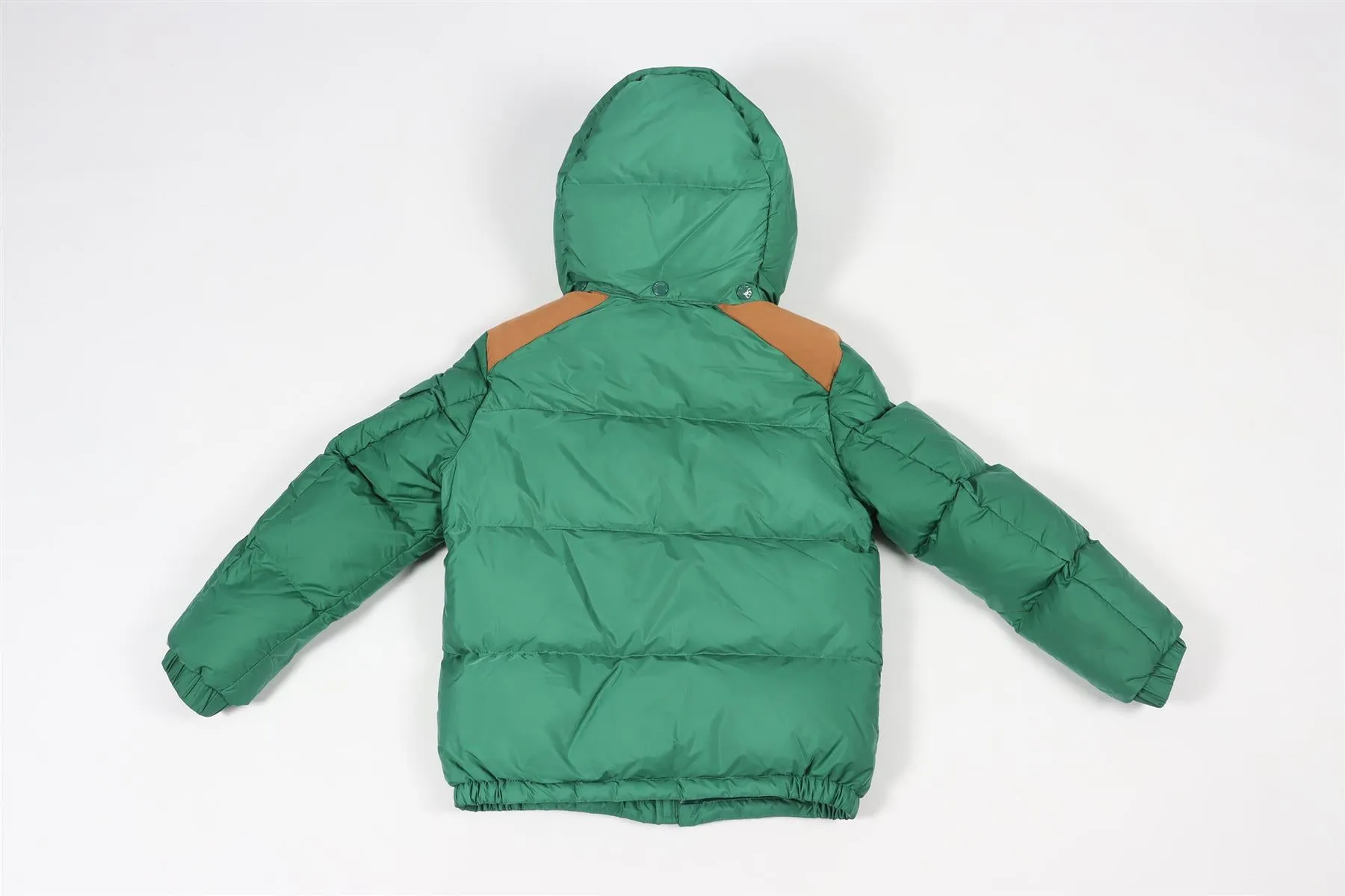 MONCLER GREEN KIDS BOYS PADDED JACKET 10 YEARS