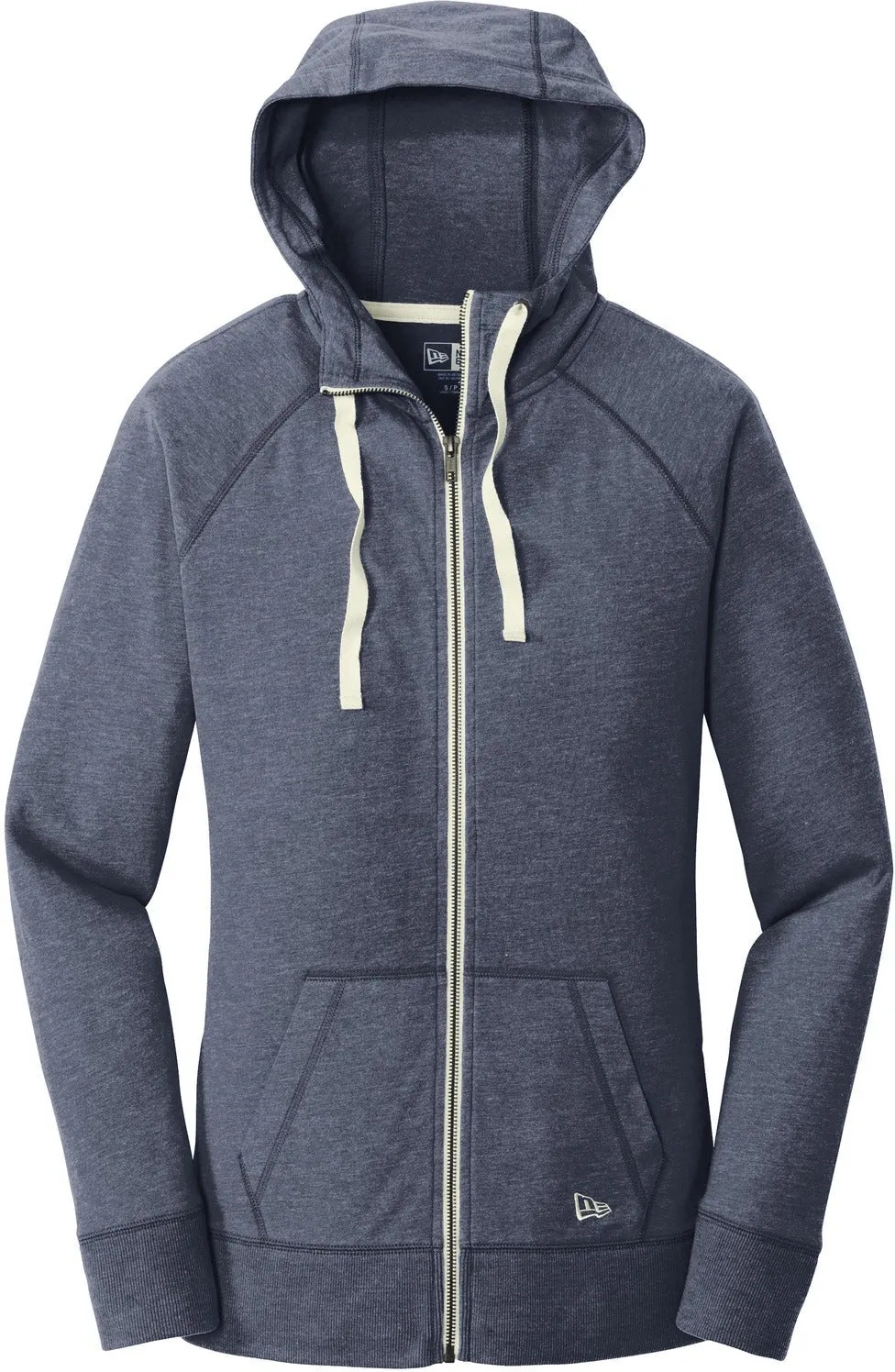 New Era Ladies Sueded Cotton Full-Zip Hoodie