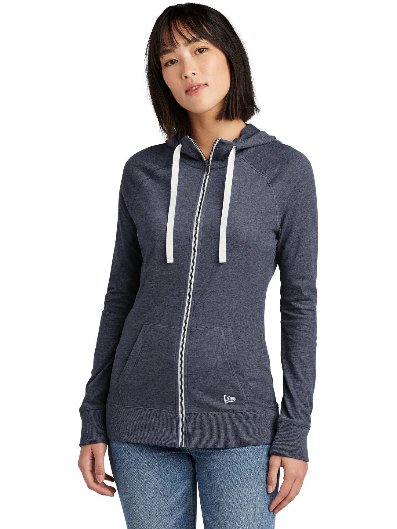 New Era Ladies Sueded Cotton Full-Zip Hoodie