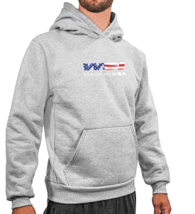 NEW! WSI Heavy Weight Fleece Hoodie by WSI Size S - 3XL Sport Made in USA 692PHHW