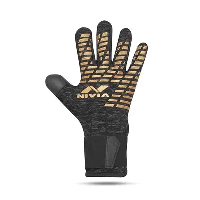 Nivia Ashtang Gold Goalkeeper Gloves