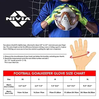 Nivia Ashtang Gold Goalkeeper Gloves