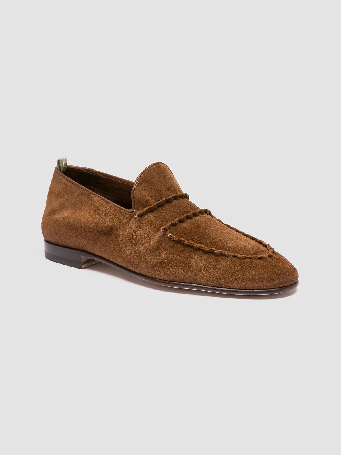 OLIVER 001 - Brown Suede Venetian Loafers