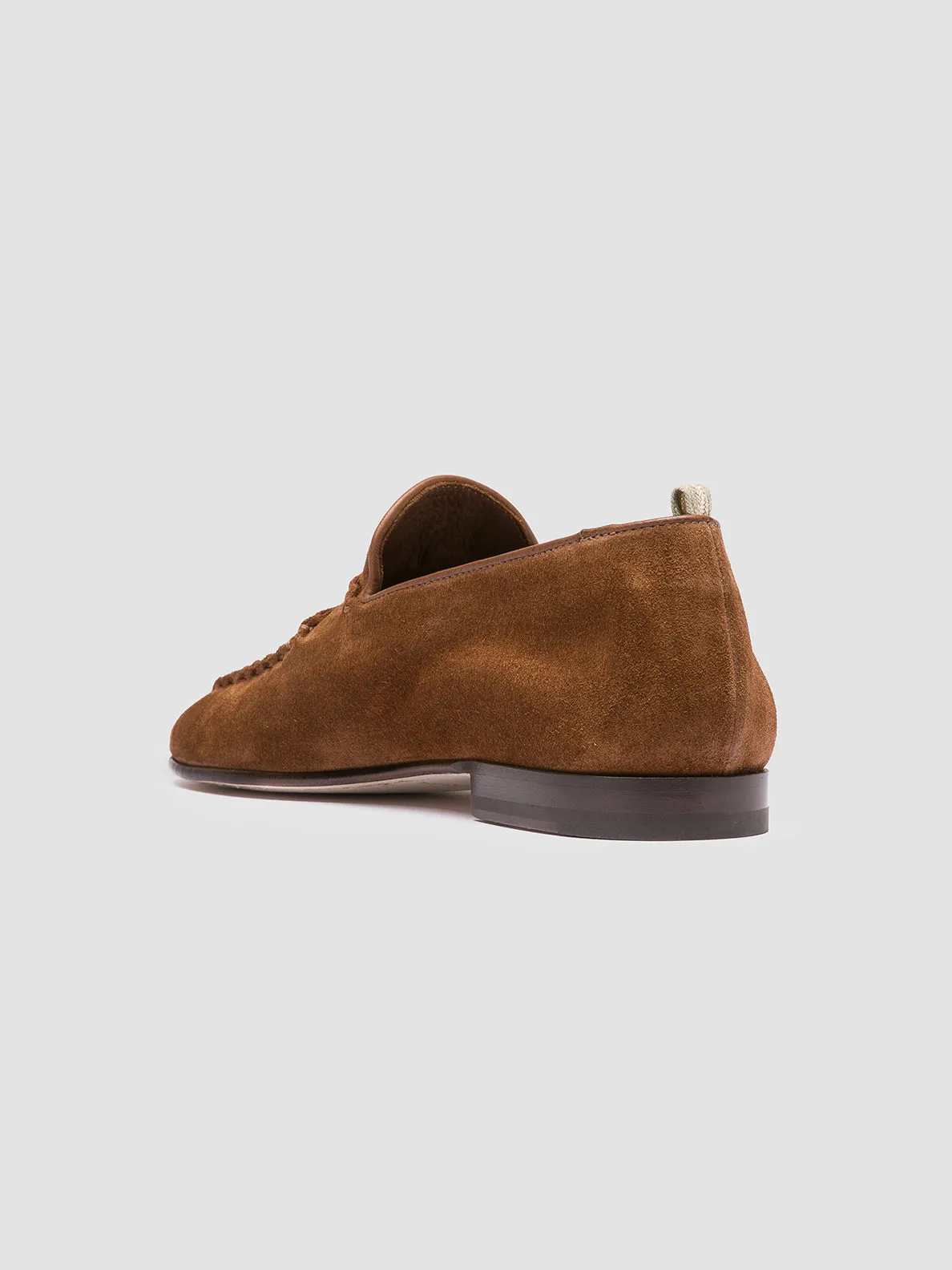 OLIVER 001 - Brown Suede Venetian Loafers