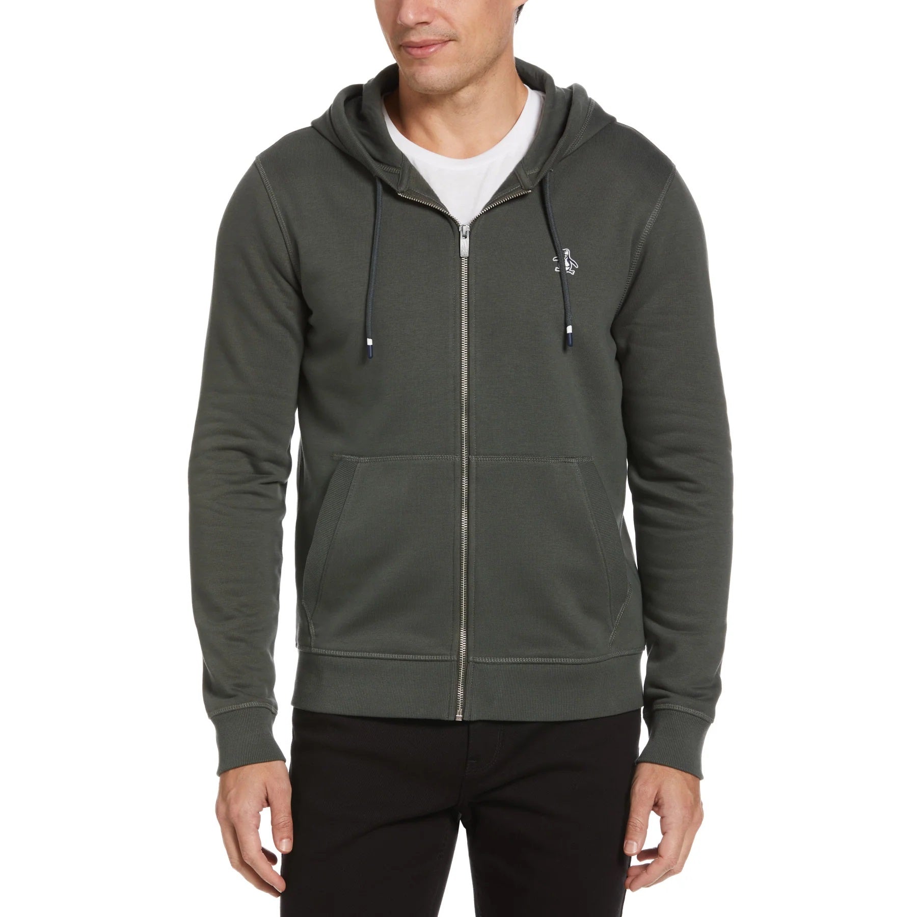 Original Penguin Sticker Pete Full Zip Hoodie