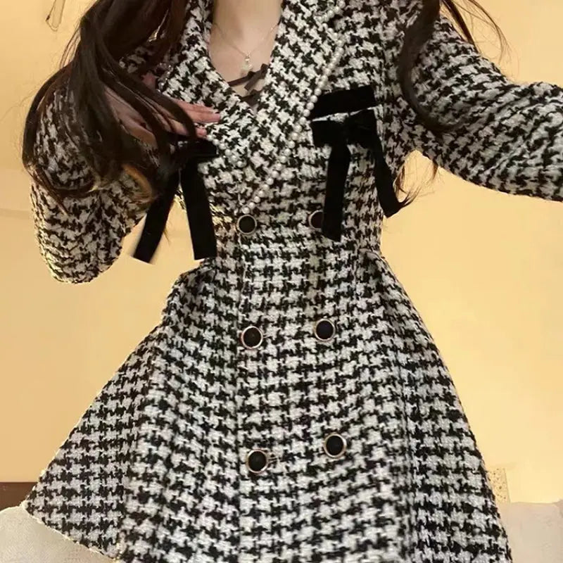 Plaid Vintage Kawaii Dress