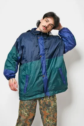 Retro 80s light rain coat