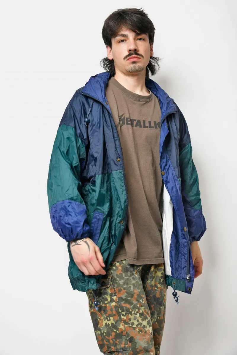 Retro 80s light rain coat