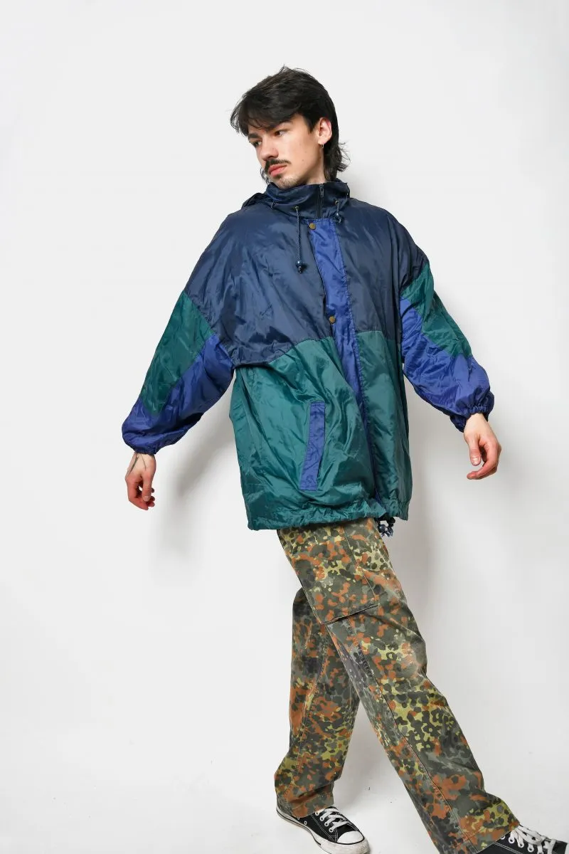 Retro 80s light rain coat