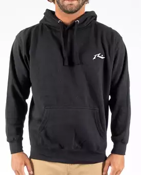 Rusty USA Base Hooded Fleece BLACK