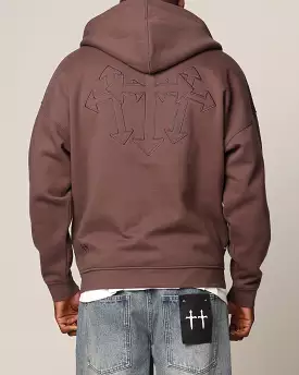 Saint Morta Sorrows Zip Hoodie Chocolate