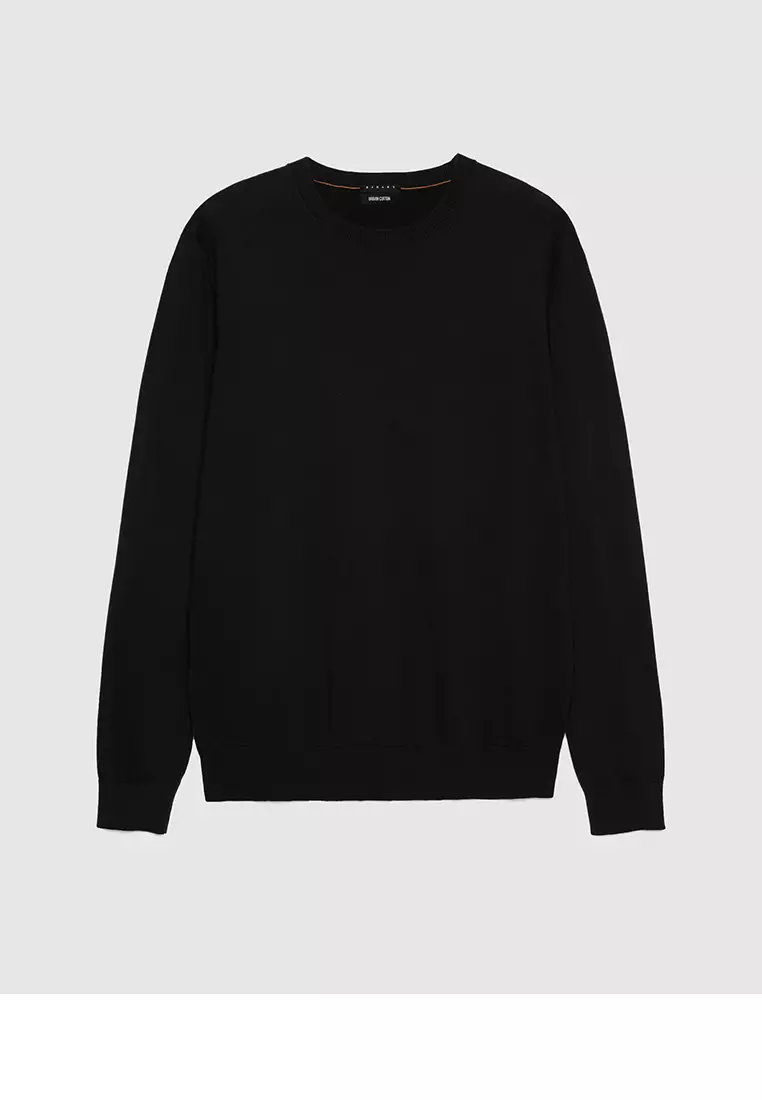 Sisley Solid Colored Sweater