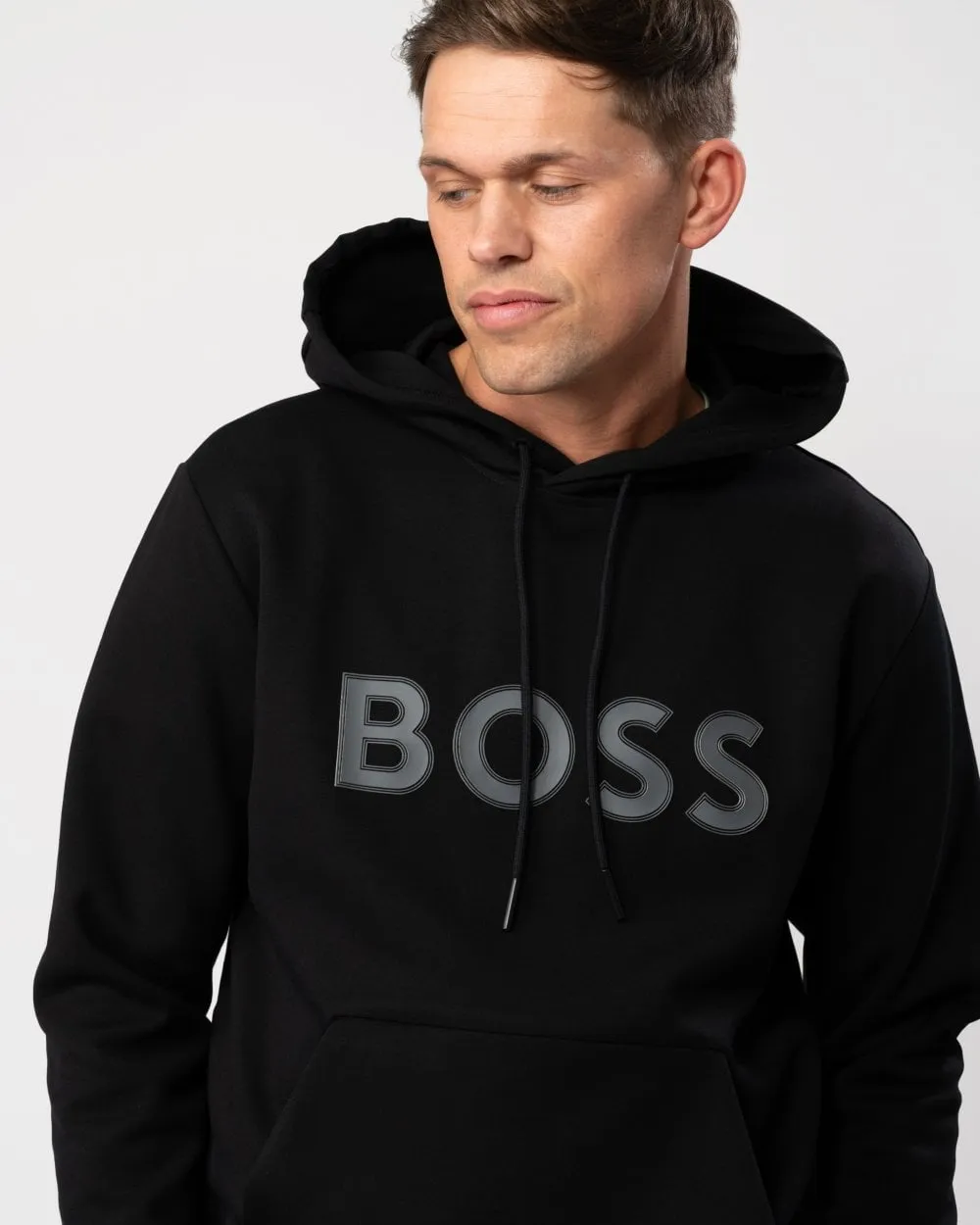 Soody 1 Mens Pullover Hoodie with Logo Print