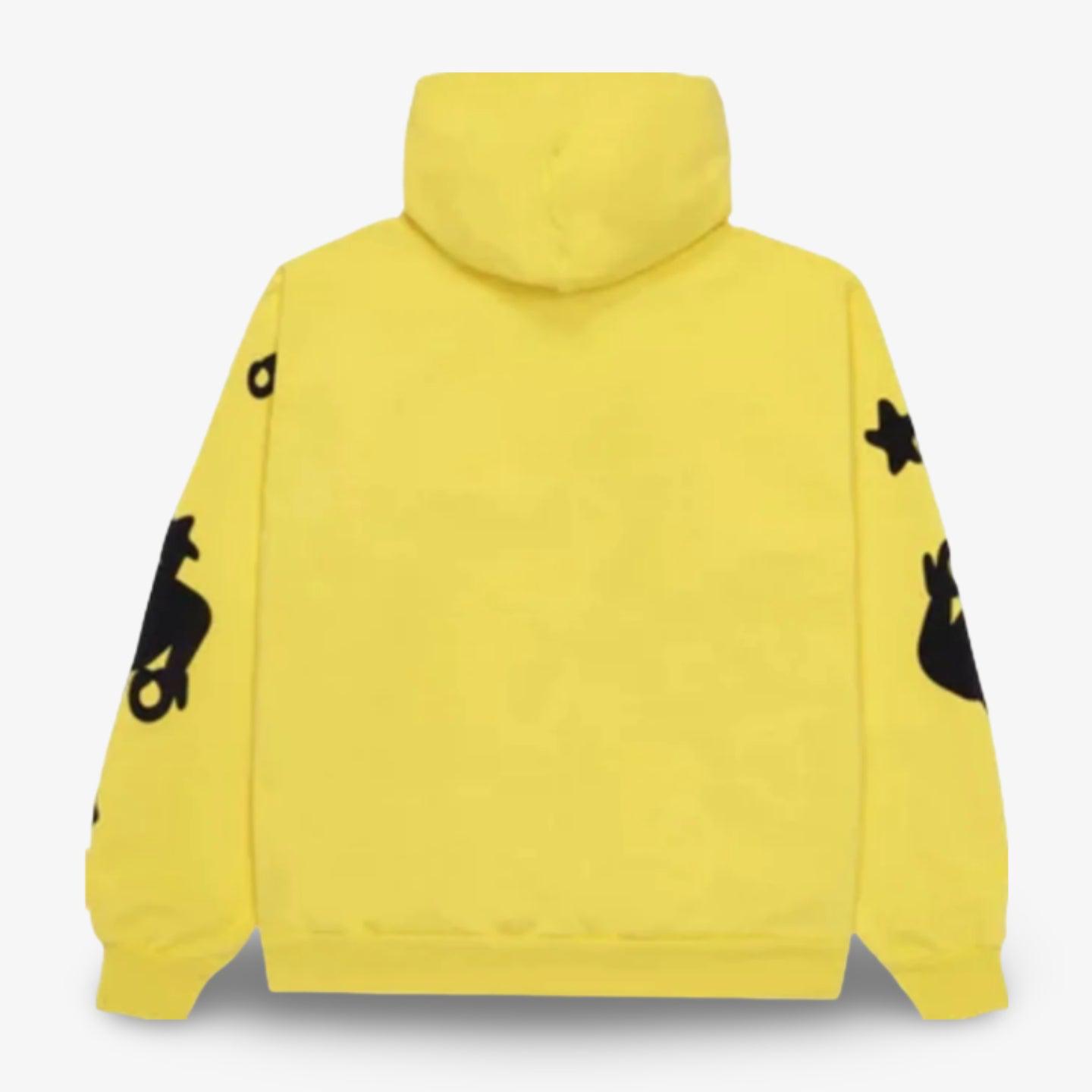 Sp5der 'Beluga' Pullover Hoodie Gold / Black SS23