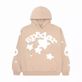 Sp5der 'Beluga' Pullover Hoodie Sand SS23