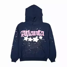 Sp5der 'OG Web Atlanta' Pullover Hoodie Navy SS23