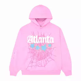 Sp5der 'OG Web Atlanta' Pullover Hoodie Pink SS23