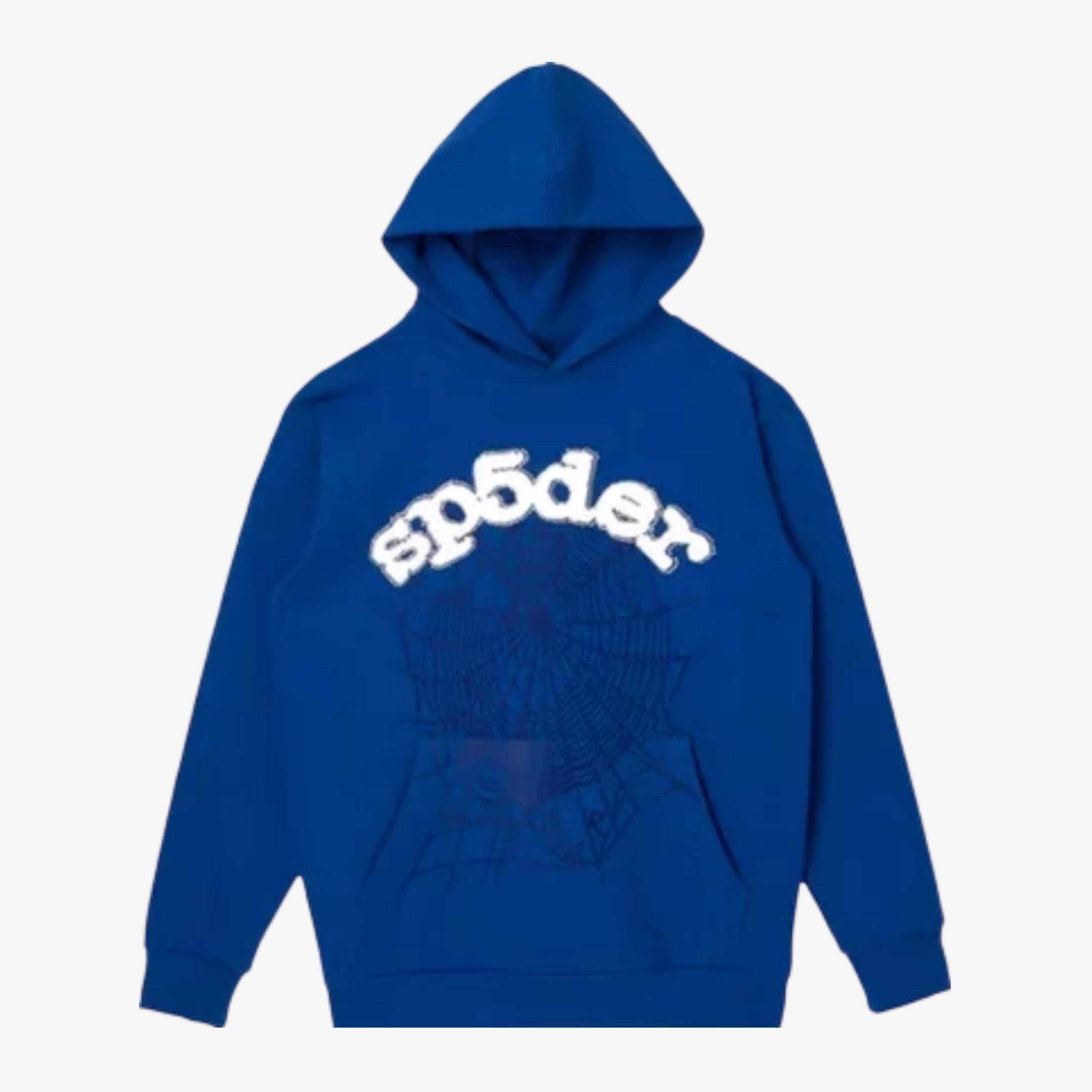 Sp5der 'OG Web' Pullover Hoodie Blue SS21