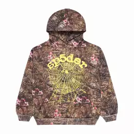 Sp5der 'OG Web' Pullover Hoodie Real Tree Camo FW23