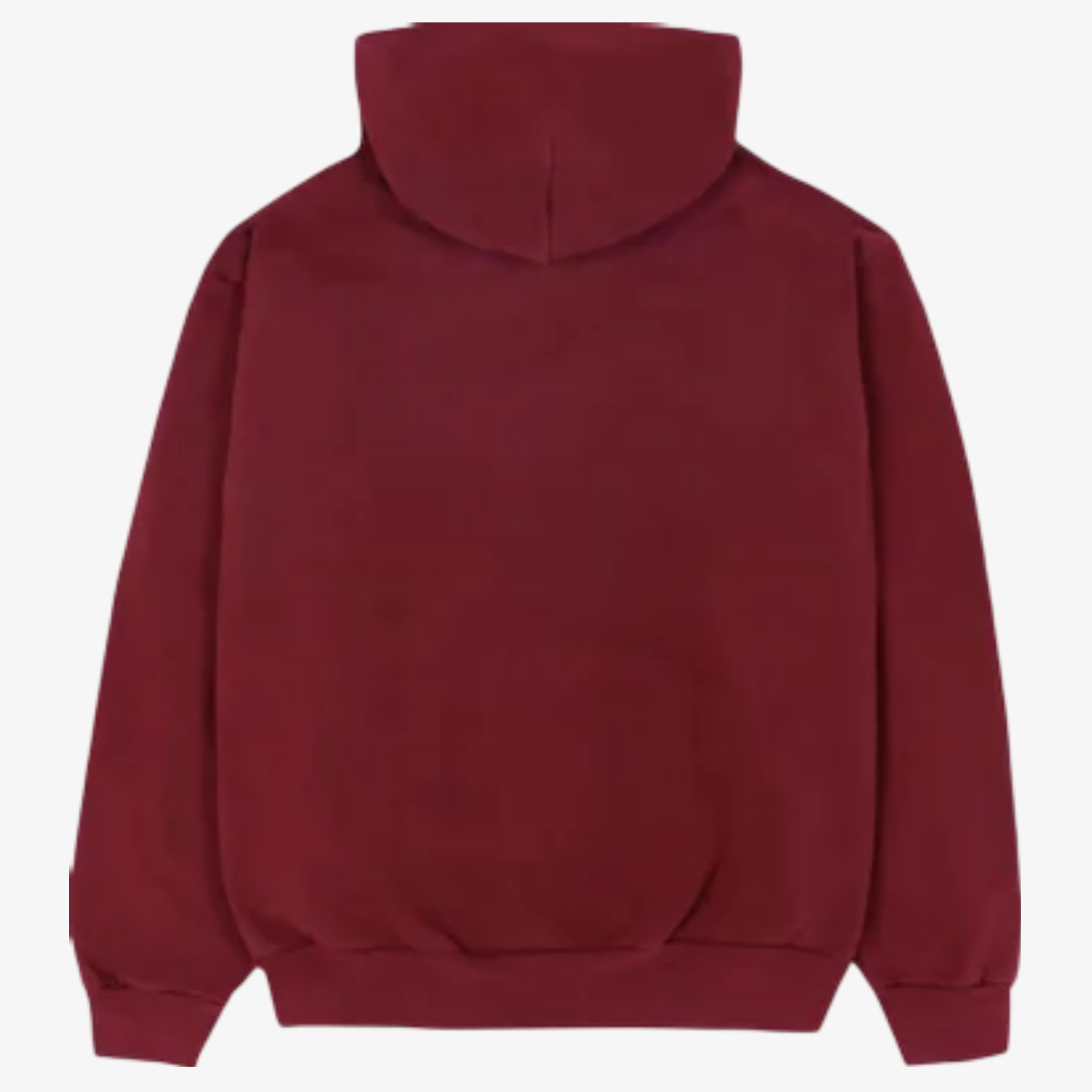 Sp5der 'Sp5 Web' Pullover Hoodie Maroon / Gold FW22