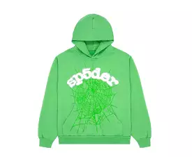 Sp5der Web Hoodie Slime Green