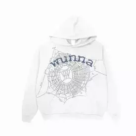 Sp5der 'Wunna' Pullover Hoodie White SS20