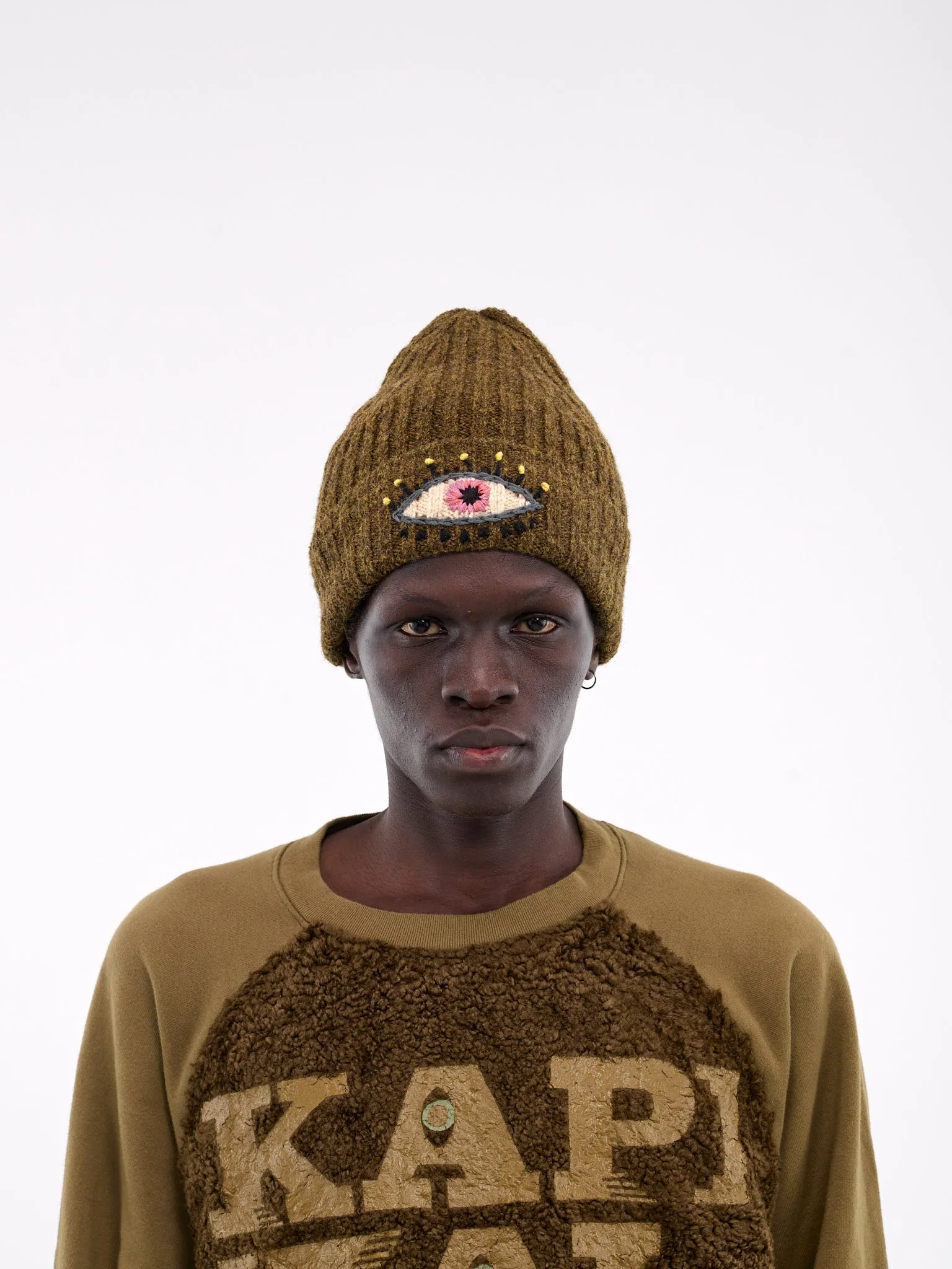 Speakeasy Wool Knit Beanie (K2411XH555-KHAKI)