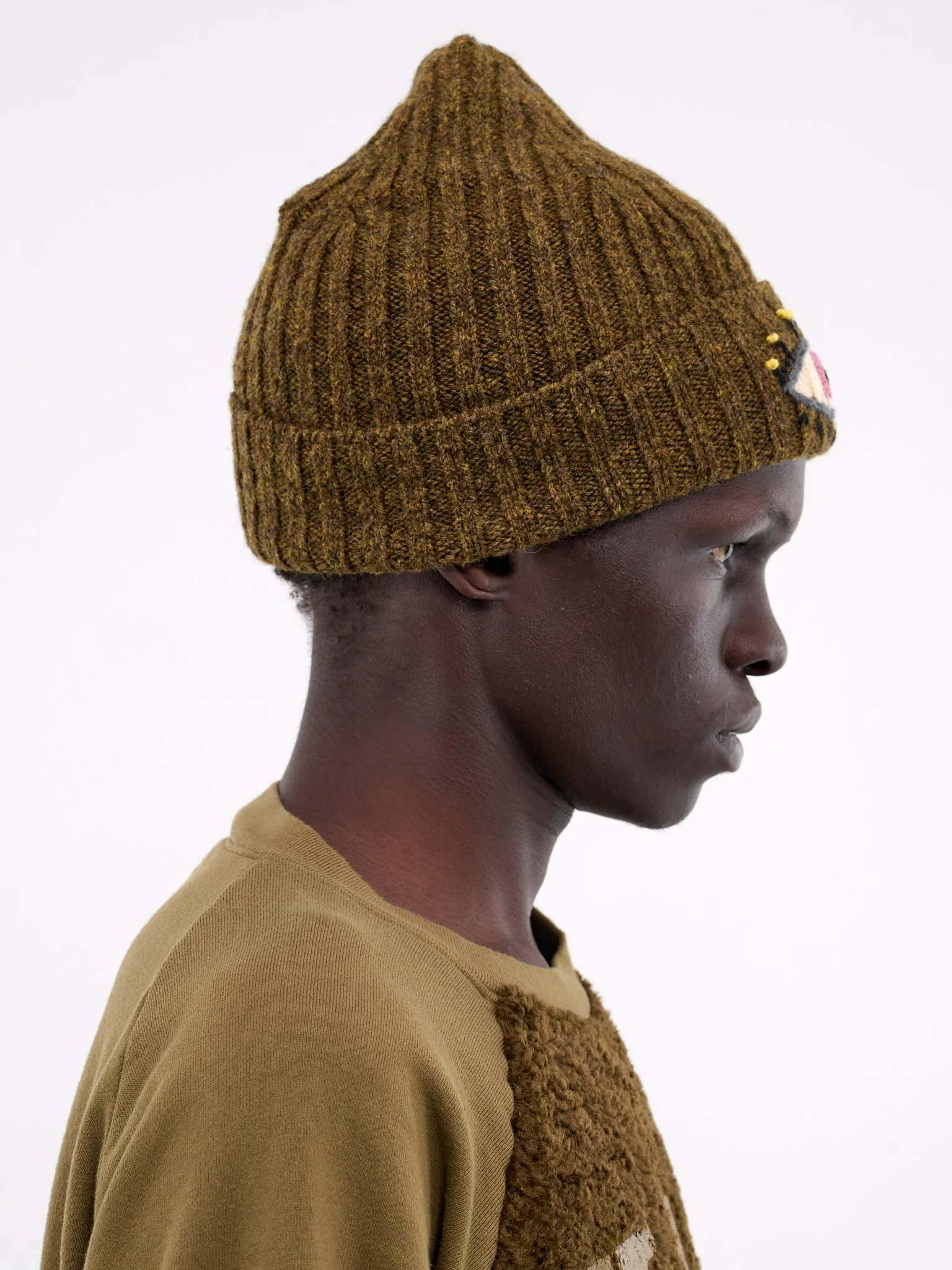 Speakeasy Wool Knit Beanie (K2411XH555-KHAKI)