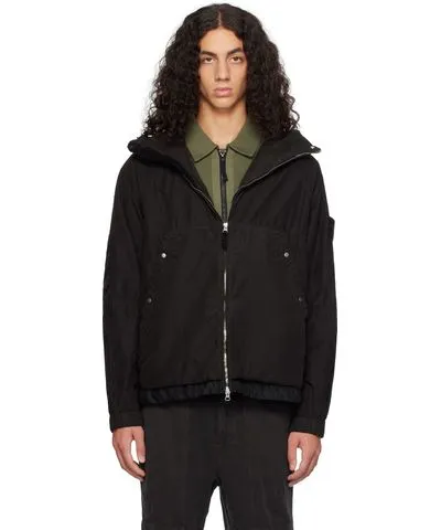 Stone Island Black 410M3 David Light-TC Jacket