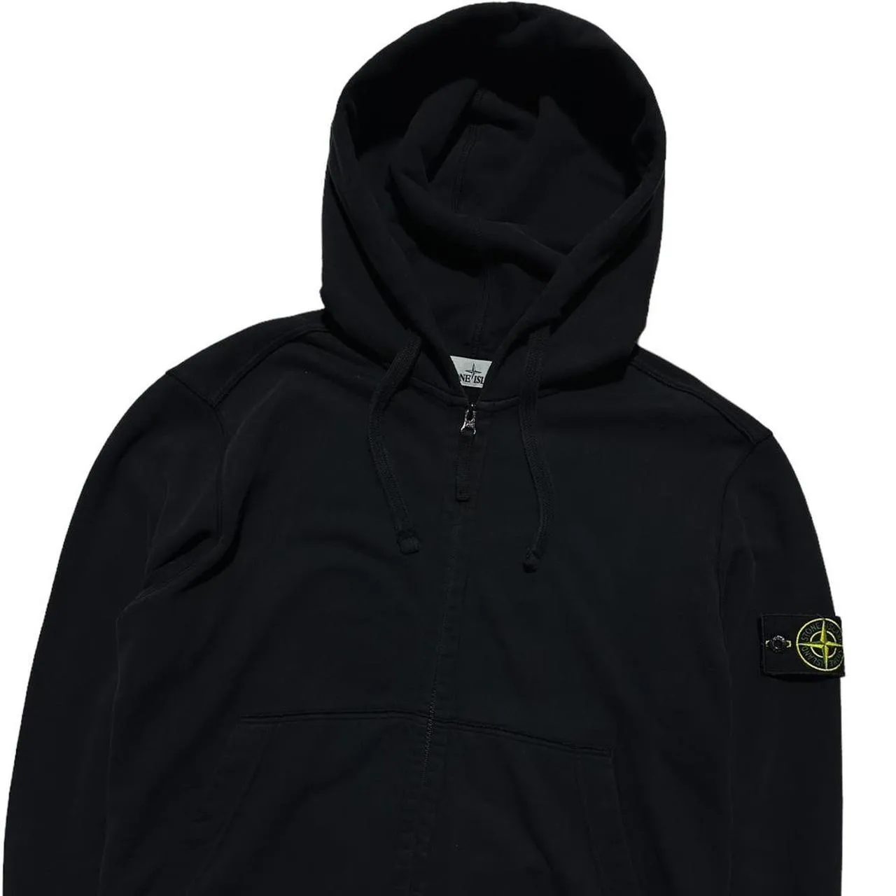 Stone Island Black Full Zip Hoodie