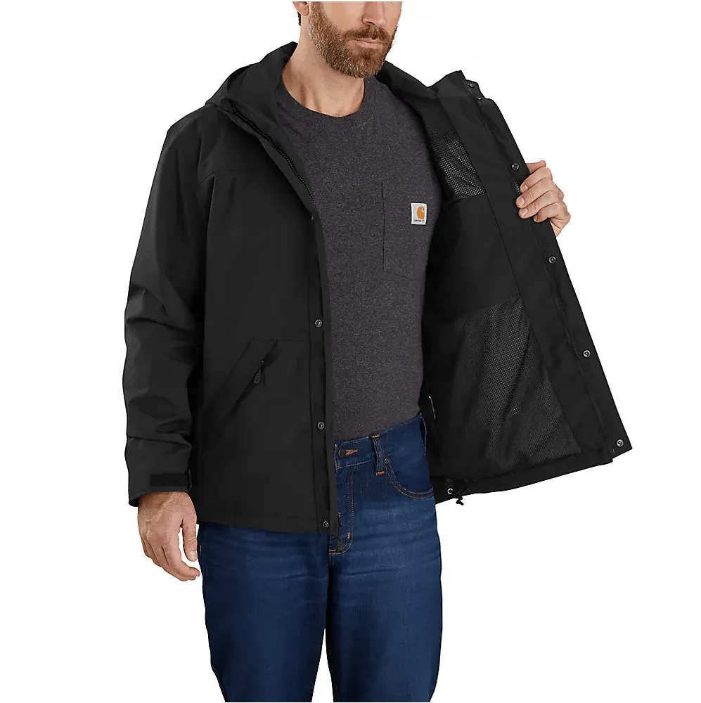 Storm Defender Loose Fit Heavyweight Jacket - Black