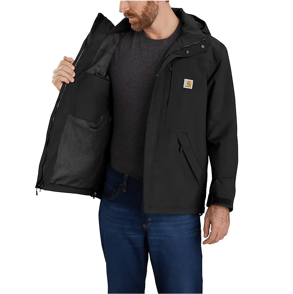 Storm Defender Loose Fit Heavyweight Jacket - Black