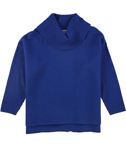 Style & Co. Womens Hi-Lo Ribbed Pullover Sweater